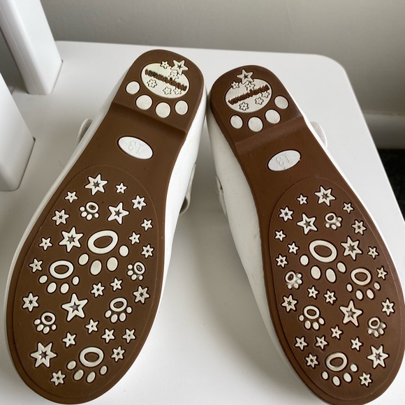 Panda Ninja Susie Dress Mary Jane Ballet Flats Size:13 Color: White - Picture 4 of 7